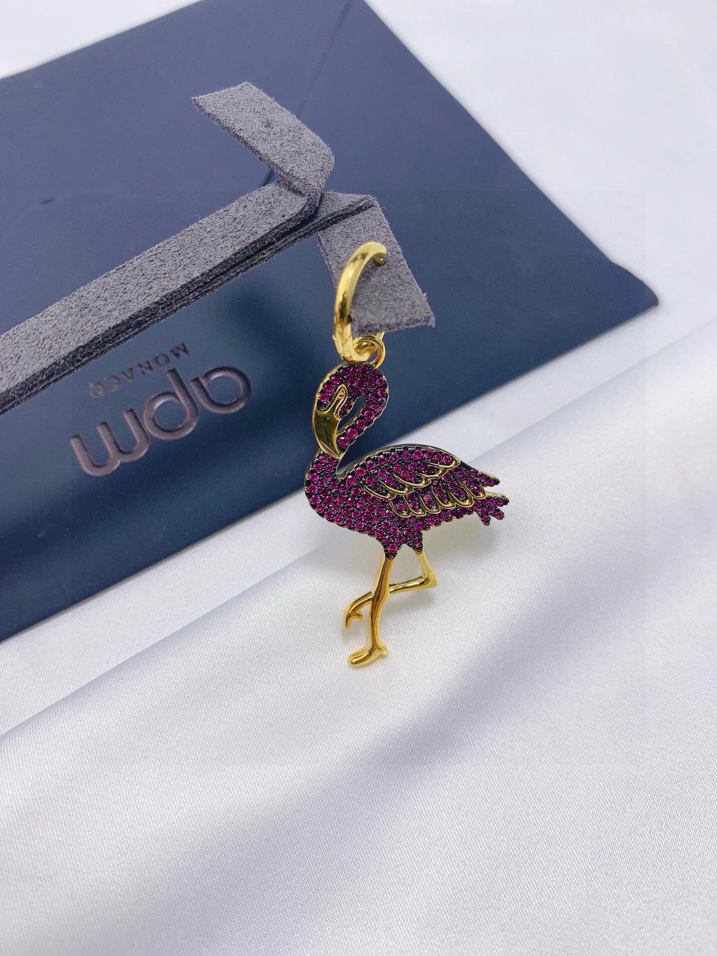 APM Monaco Earrings - Flamingo Design